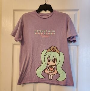 Hatsune Miku x Pusheen Collaboration T-Shirt